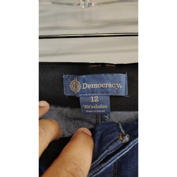 Democracy Jeans Women's "Ab" Solution Skinny Stretch Fit Size 12 - Picture 3 of 6